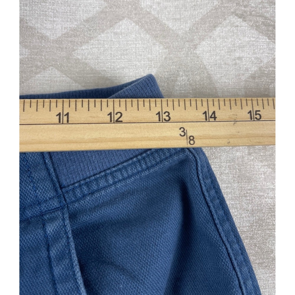 L.L. Bean Classic Fit Women 4 Regular Navy Blue Cargo Utility Pants Stretch - Picture 3 of 8